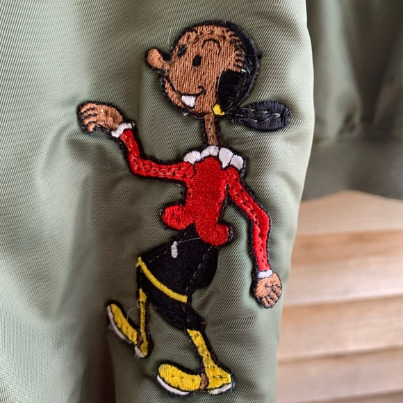 Vintage Air Pilot USS Dwight Eisenhower Bomber Flight Jacket - Picture 8 of 14